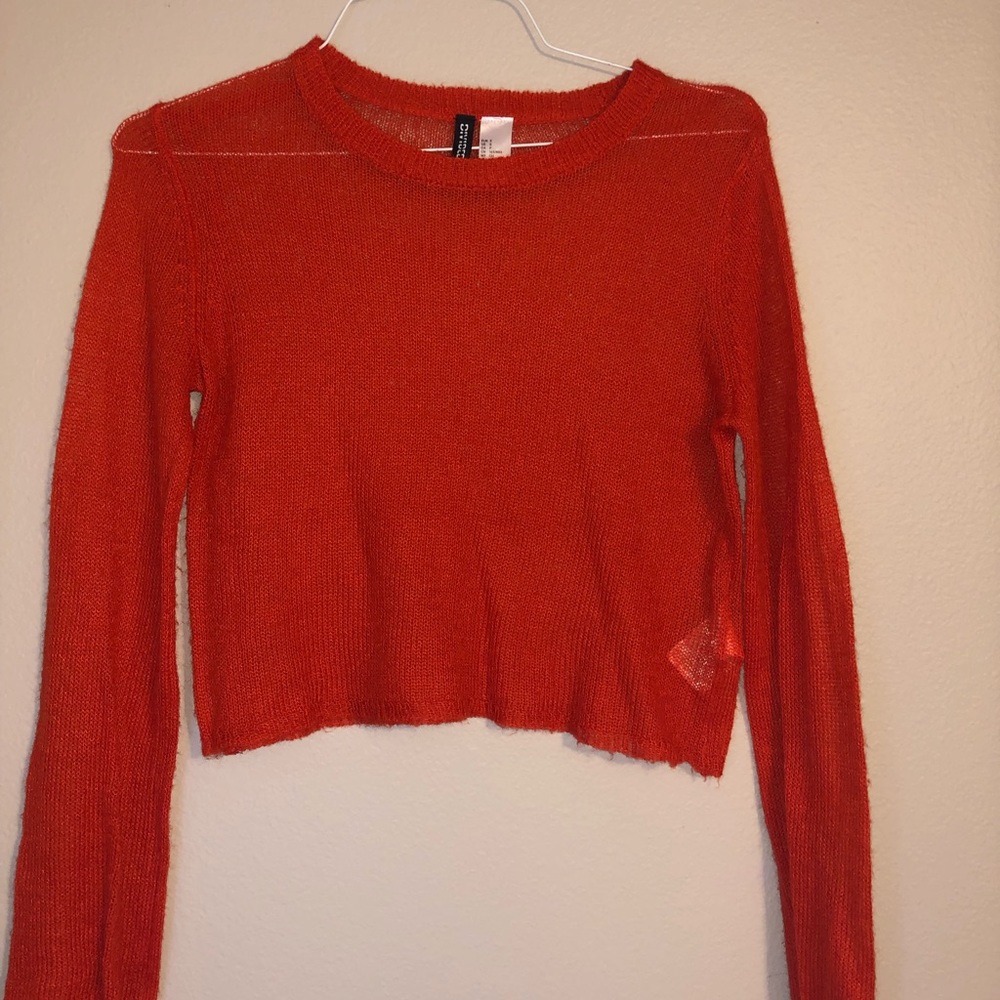 Cropped sweater